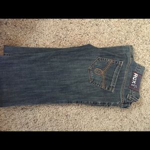 Roxy jeans more or less bell bottom or boot cut
